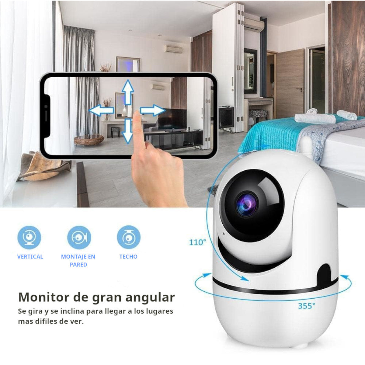 CAMARA DE SEGURIDAD ROBOTICA IP