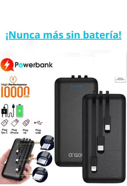 Power Bank Batería Portátil 10000mah 4 C