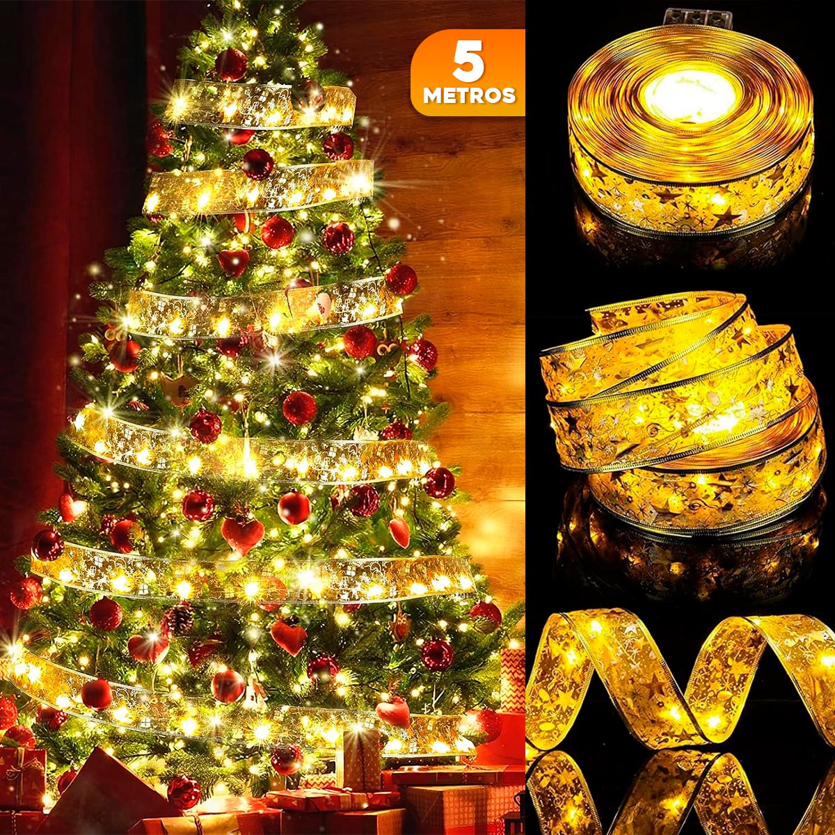 Cinta LED Navidad 5 Mts Decoracion